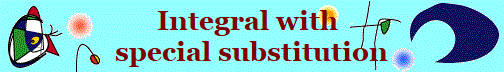 Integral with 
special substitution