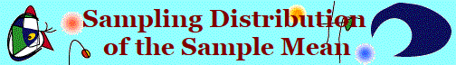 Sampling Distribution 
of the Sample Mean